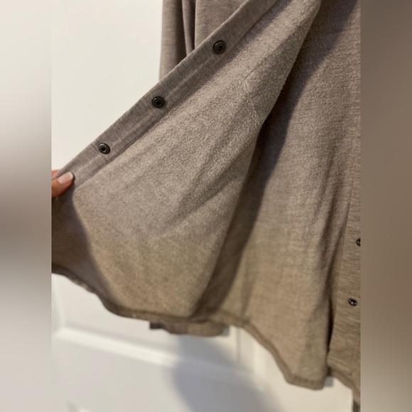 Z Supply WFH Modal Shirt Jacket in Oatmeal - Picture 7 of 9